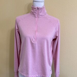 Danskin Blush Pink Women's Half-Zip Sweatshirt